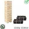 Ubergames Mega Stapeltoren, Tot 200 Cm. 40 Kg. ECO Hardhout -Spellenvoor Verkoopwinkel 550x566 2