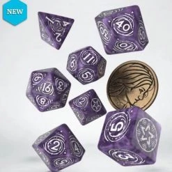 Q Workshop Witcher Polydice Set - Yennefer, Lilac & Gooseberries -Spellenvoor Verkoopwinkel 550x571