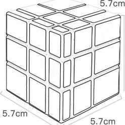 Merkloos 2 Breinbrekers Kubussen. Magische Puzzel Breinbreker Zilver 5,7 X 5,7 X 5,7 Cm En Puzzel Breinbreker Cijfers 5,7 X 5,7 X 5,7 Cm Met Cijfers 1 T/m 9. 2 Stuks -Spellenvoor Verkoopwinkel 550x574