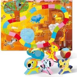 Ludattica Bordspel Baby Animal Race Junior 27,5 X 27,5 Cm -Spellenvoor Verkoopwinkel 550x577 1