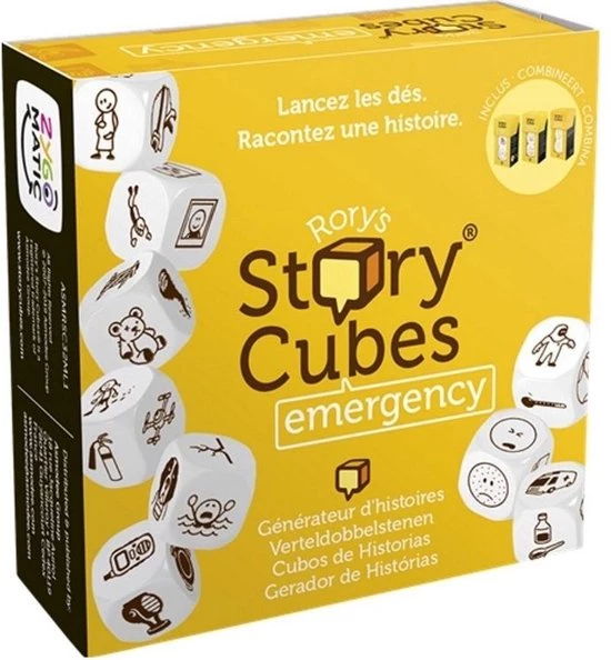 Asmodee Spellenbundel - Dobbelspel - 3 Stuks - Rory's Story Cubes Fantasia, Astro & Emergency 12 Asmodee Spellenbundel - Dobbelspel - 3 Stuks - Rory's Story Cubes Fantasia, Astro & Emergency - Afbeelding 10