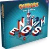 QUIBOBA Engels Taal Spel (spel #3) - Educatief Spel Om De Engelse Taal Te Leren Inclusief Woordkaarten, Podcast En Oefenmateriaal -Spellenvoor Verkoopwinkel 550x596