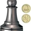Cast Schaakpuzzel Chess Pawn 5,8 Cm Staal Zwart -Spellenvoor Verkoopwinkel 550x641 2