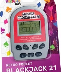 HappyFunToys - Elektronisch Retro Blackjack 21 Zakspel - Pocketspel - Reisspel - Kaartspel