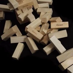 Ubergames Mega Stapeltoren, Tot 200 Cm. 40 Kg. ECO Hardhout -Spellenvoor Verkoopwinkel 550x706