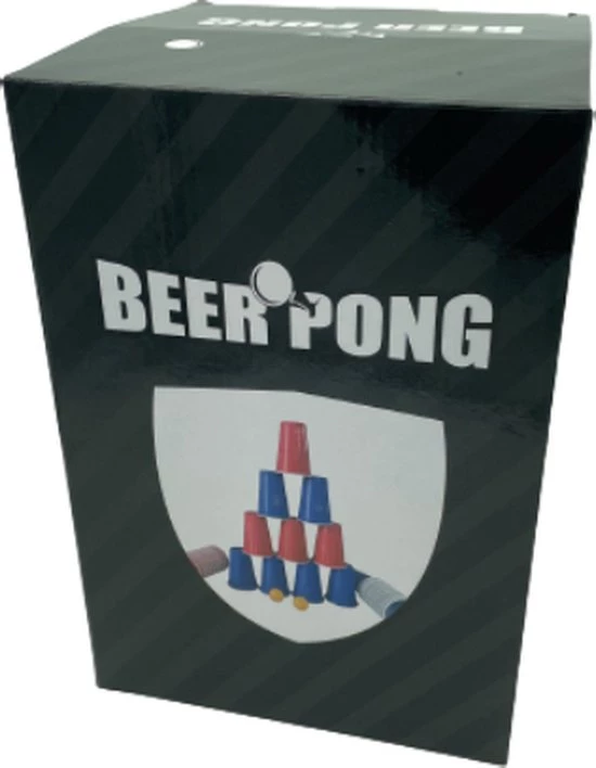 Kyto Games - Beer Pong Drankspel - 100 Herbruikbare Rode En Blauwe Bekers (475ml) - Incl. 10 Balletjes 6 Kyto Games - Beer Pong Drankspel - 100 Herbruikbare Rode En Blauwe Bekers (475ml) - Incl. 10 Balletjes - Afbeelding 4