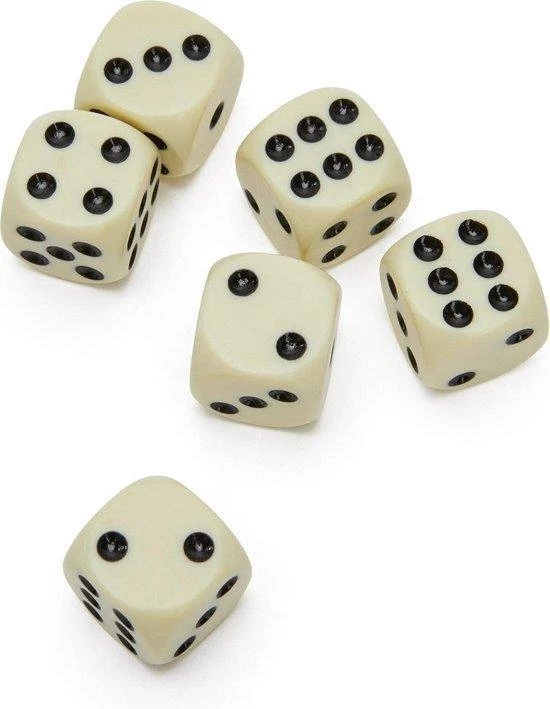 Merkloos Dobbelsteenset - Scoreblok - 6 Dobbelstenen 4 Merkloos Dobbelsteenset - Scoreblok - 6 Dobbelstenen - Afbeelding 2