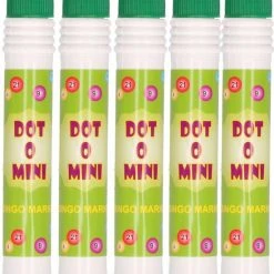 Merkloos 5x Bingo Stiften/markers Groen
