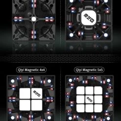 Qiyi M Bundel 2x2, 3x3, 4x4 En 5x5 - ZWART 40 Qiyi M Bundel 2x2, 3x3, 4x4 En 5x5 - ZWART -Spellenvoor Verkoopwinkel 550x734 2