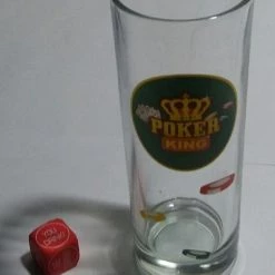 Miko Longdrinkglas - Poker - Met Dobbelsteen