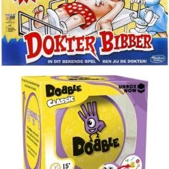 Hasbro Spellenbundel - 2 Stuks - Dokter Bibber & Dobble Classic