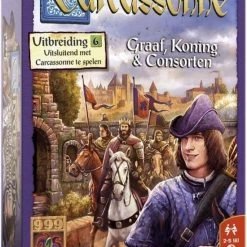 999 Games Spellenbundel - 3 Stuks - Carcassonne Kooplieden&Bouwmeesters & Burgemeesters&Abdijen & Graaf, Koning&Consorten -Spellenvoor Verkoopwinkel 550x804