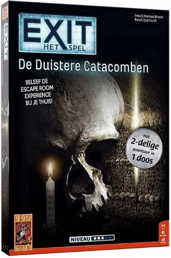 999 Games Spellenbundel - 2 Stuks - Exit - Het Geheime Lab & De Duistere Catacomben 7 999 Games Spellenbundel - 2 Stuks - Exit - Het Geheime Lab & De Duistere Catacomben - Afbeelding 5