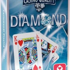 Cartamundi Bridge Diamond Speelkaarten - Engelse Voorkanten - Blauw / Rood - Casino Kwaliteit
